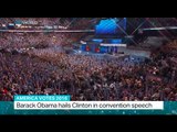 America Votes 2016: Obama hails Clinton in convention speech, Jon Brain reports