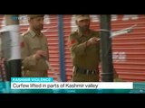 Curfew lifted in parts of Kashmir valley, Zeina Awad reports