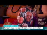 US elections 2016: Sanders supporters divide Democratic convention, Jon Brain reports