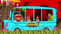 Spiderman Finger Family Nursery Rhymes For Children | Subway Surfers Cheats Wheels On The Bus