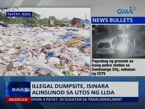 SAKSI: Illegal dumpsite, isinara alinsunod sa utos ng LLDA