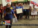 SONA: Sidewalk vendors sa Philcoa, pinaalis ng mga tauhan ng Quezon City Hall