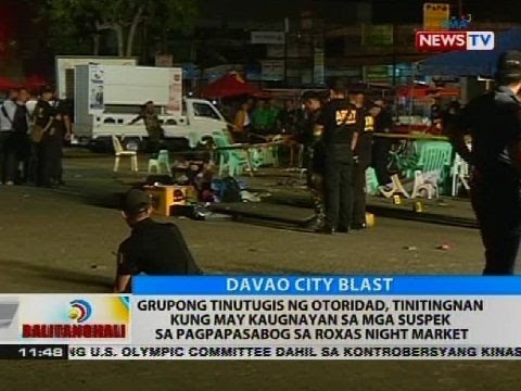 Grupong tinutugis ng otoridad, tinitingnan kung may kaugnayan sa mga suspek sa pagpapasabog sa Davao