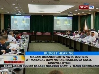 Malaki umanong kita ng SC Justices at mabagal daw na pagresolba sa kaso, kinuwestiyon