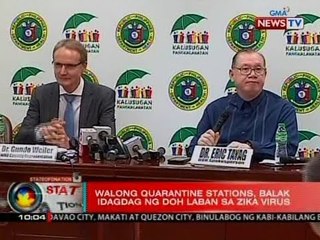 SONA: Walong quarantine stations, balak idagdag ng DOH laban sa zika virus