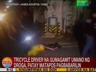 UB: Tricycle driver na gumagamit umano ng droga, patay matapos pagbabarilin sa Las Piñas