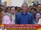 UB: US Pres. Obama at Pres. Duterte, sandaling nagkausap bago ang Gala