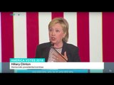 America Votes 2016: Clinton outlines her plans for the economy, Kilmeny Duchardt reports
