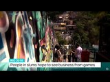 Rio 2016: People in slums hope to see business from games, Anelise Borges reports
