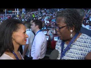 TRT World’s Tetiana Anderson talks to super delegate about her expectations of Clinton's speech