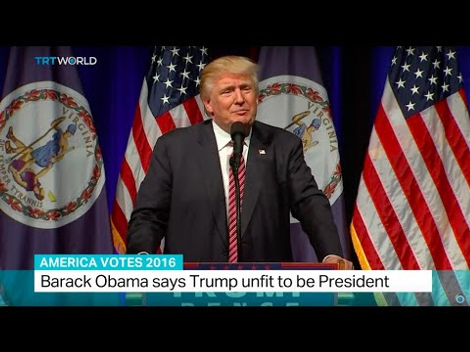America Votes 2016: Barack Obama says Trump unfit to be President, Ali Mustafa reports