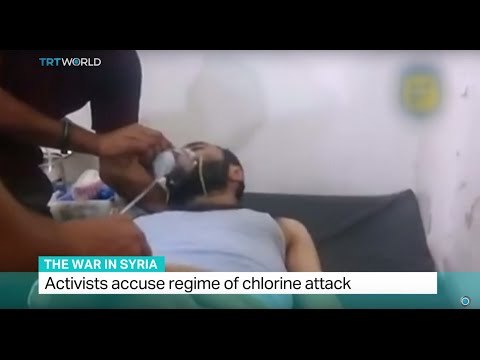 The War In Syria: Signs of chemical attack in Idlib province, Zeina Awad reports