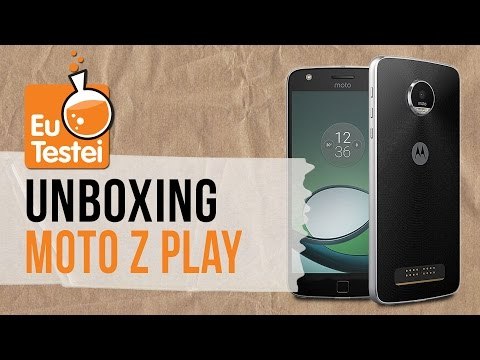 O que tem na caixa do Moto Z Play e do Snap da Hasselblad! - Unboxing EuTestei
