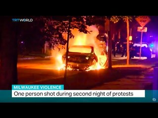 Milwaukee Violence: One person shot during second night of protests, Oliver Whitfield-Miocic reports