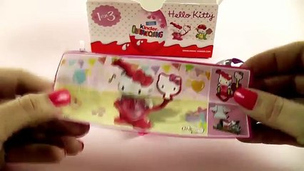 3 Surprise Eggs Hello Kitty Kinder Surprise unboxing 2