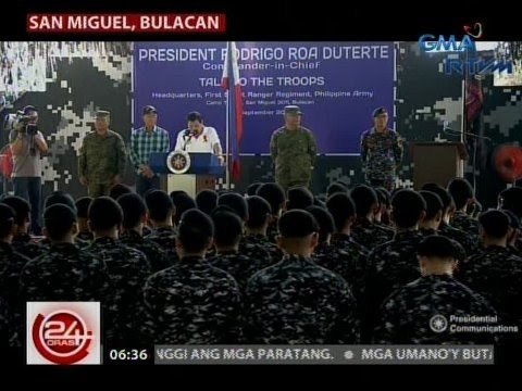 24 Oras: Pang. Duterte, hindi tinalakay sa kanyang talumpati ang mga ibinunyag ni Edgar Matobato