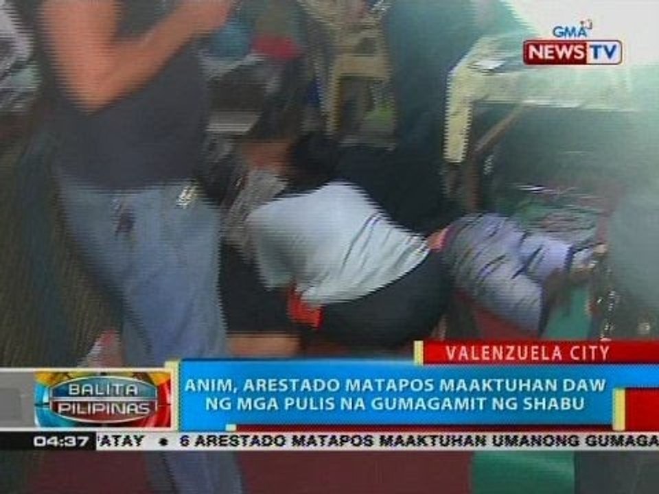 BP: 6, arestado matapos maaktuhan daw ng mga pulis na gumagamit ng shabu