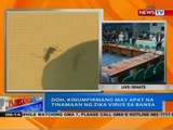 NTG: DOH, kinumpirmang may apat na tinamaan ng zika virus sa bansa