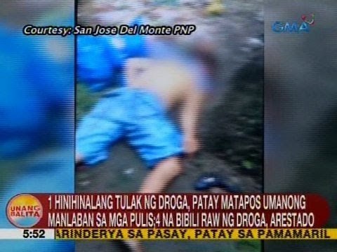 1 hinihinalang tulak ng droga, patay matapos umanong manlaban sa mga pulis