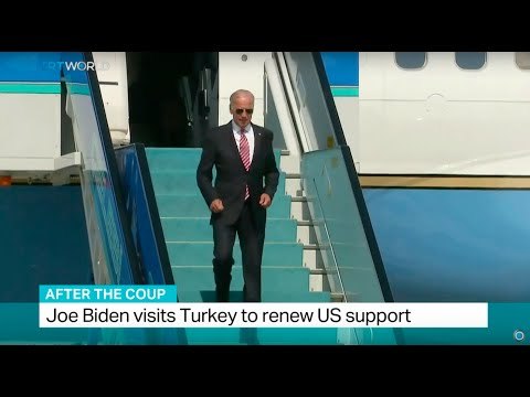 After The Coup: Joe Biden visits Turkey to renew US support, Iolo ap Dafydd reports