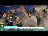 Italy Earthquake: Rescue work hampered by hundreds of aftershocks, Sarah Morice reports