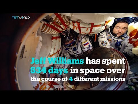 Jeff Williams sets American record for days spent in orbit