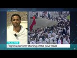 Pilgrims perform 'stoning of the devil' ritual