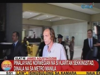UB: Pinalayang Norwegian na si Kjartan Sekkingstad, dinala na sa Metro Manila
