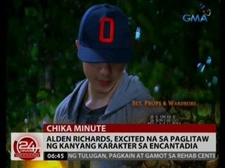 24 Oras: Alden Richards, excited na sa paglitaw ng kanyang karakter sa Encantadia