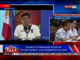 NTVL: Talumpati ni Pangulong Duterte sa 