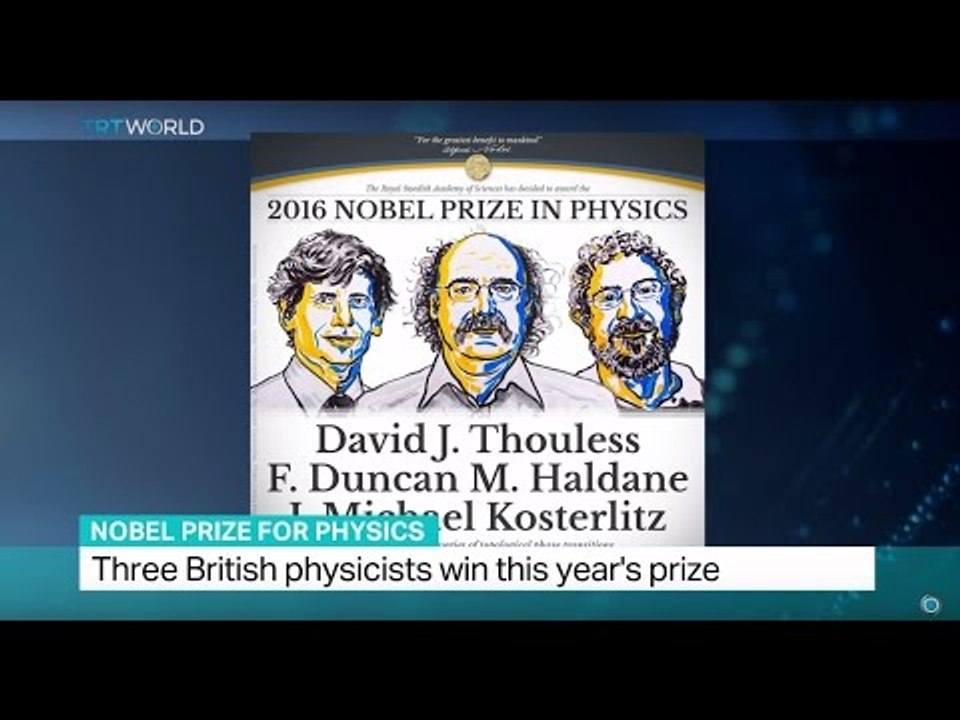 Nobel Prize For Physics: Trio win for research in exotic matters