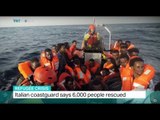 Refugee Crisis: Italian coastguard says 6.000 people rescued