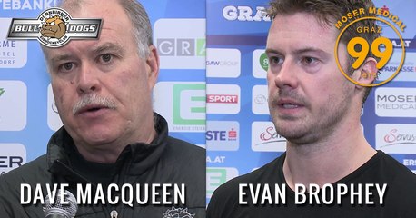 EBEL: Graz99ers gegen Bulldogs Dornbirn - Die Stimmen zum Spiel