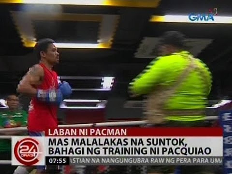 24 Oras: Sen. Manny Pacquiao, nag-jogging kasam...