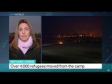 Refugee Crisis: Shelters in the Calais 'Jungle' camp set alight