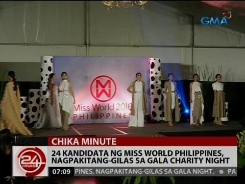 24 kandidata ng Miss World Philippines, nagpakitang-gilas sa gala charity night