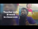 US teacher yells racial slur at students during meltdown