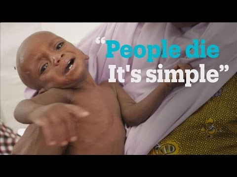 Nigerian children flee Boko Haram and now face starvation