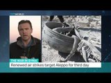 The War In Syria: Russia denies bombing Aleppo in past week