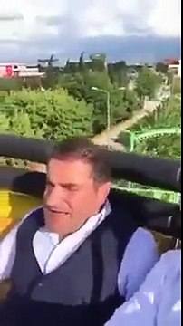 Lunaparkta Trene İlk Kez Binen Dayı Gül Gül Öldüm
