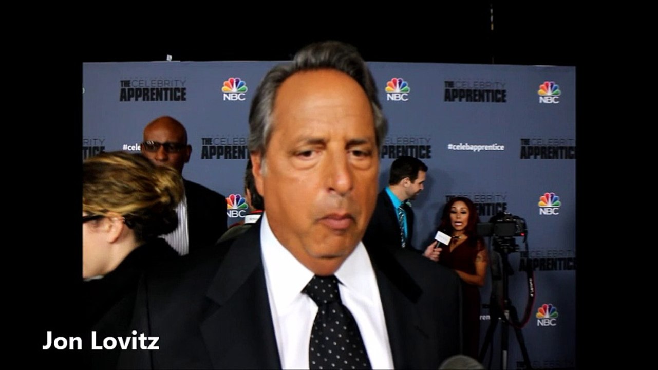 Jon Lovitz of The New Celebrity Apprentice with Arnold Schwarzenegger
