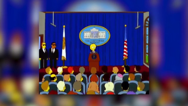 DONALD TRUMP PRÉSIDENT - LES SIMPSONS L'AVAIENT PRÉDIT IL Y A 16 ANS ! ʘ ͟ʖʘ-xm_JoSENzs4