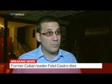 Reactions of some cubans to Castro's death
