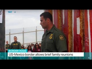 Border Hugs: US-Mexico border allows brief family reunions
