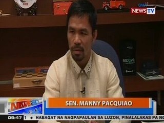 NTG: Sen. Manny Pacquiao, umaming gumamit ng droga noon