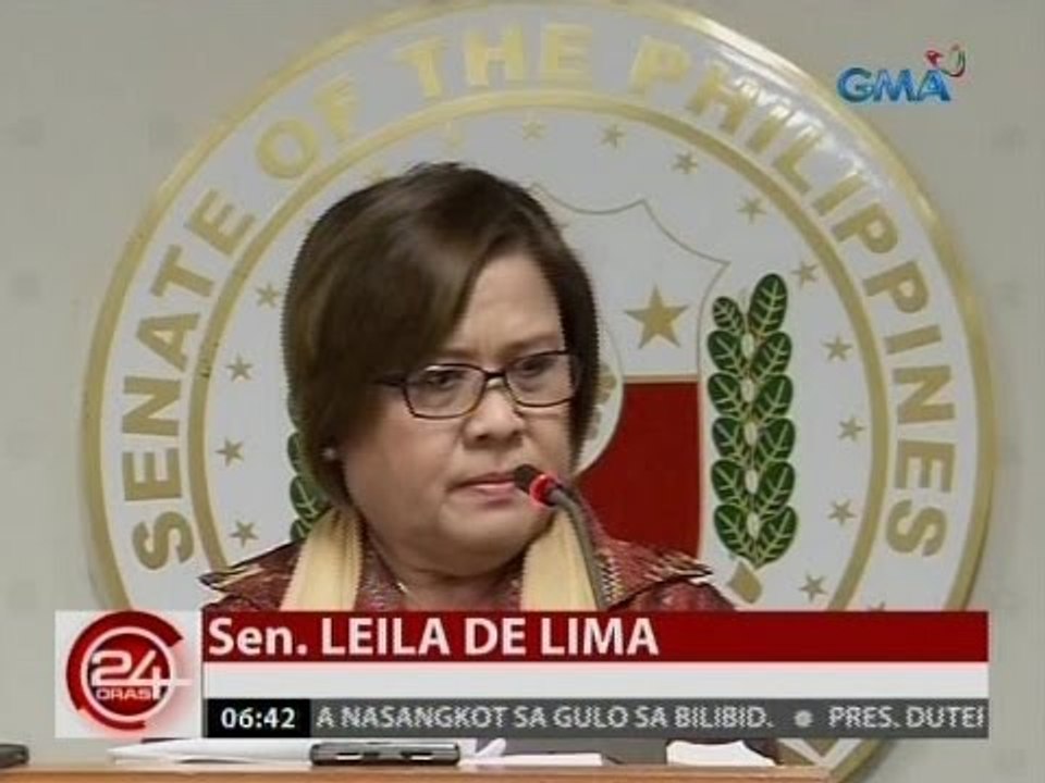 24 Oras: Sen. De Lima, galit na galit matapos mabalitaan ang nangyaring kaguluhan sa Bilibid