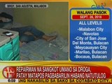 UB: Repairman na sangkot umano sa droga, patay matapos pagbabarilin habang natutulog sa Malabon