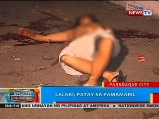 BP:  Lalaki, patay sa pamamaril