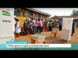 Ghana Elections: Polls open in tight presidential race