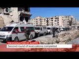 The Evacuation Of Aleppo: Rebels leave through corridor towards Idlib
